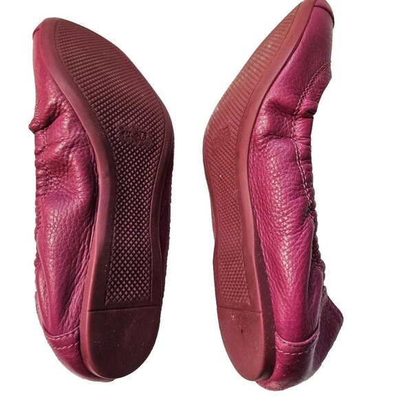 Coach Camilla Fuschia Pink Leather Ballet Flats Women's Size 6.5 - Picture 9 of 10